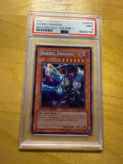 Yugioh Barrel Dragon PSA 9