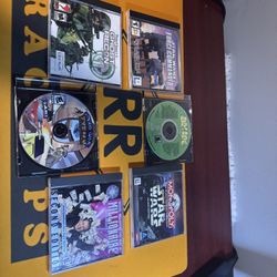 6 Game Pc Lot Star Wars-ghost Recon-arcade Masters-tycoon Gold Edition-millionai
