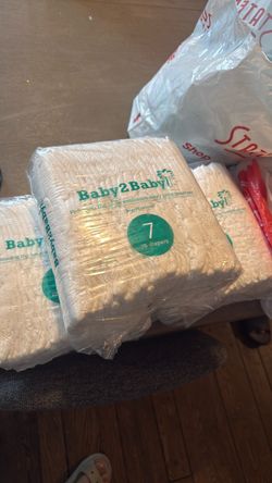Free Pull up 4-5 and Diapers Size 7 and for swimming