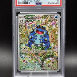 Pokemon PSA 10 – Seismitoad 105– Black Bolt – GEM Mint Slab