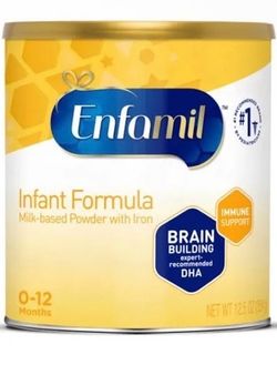 The yellow Enfamil