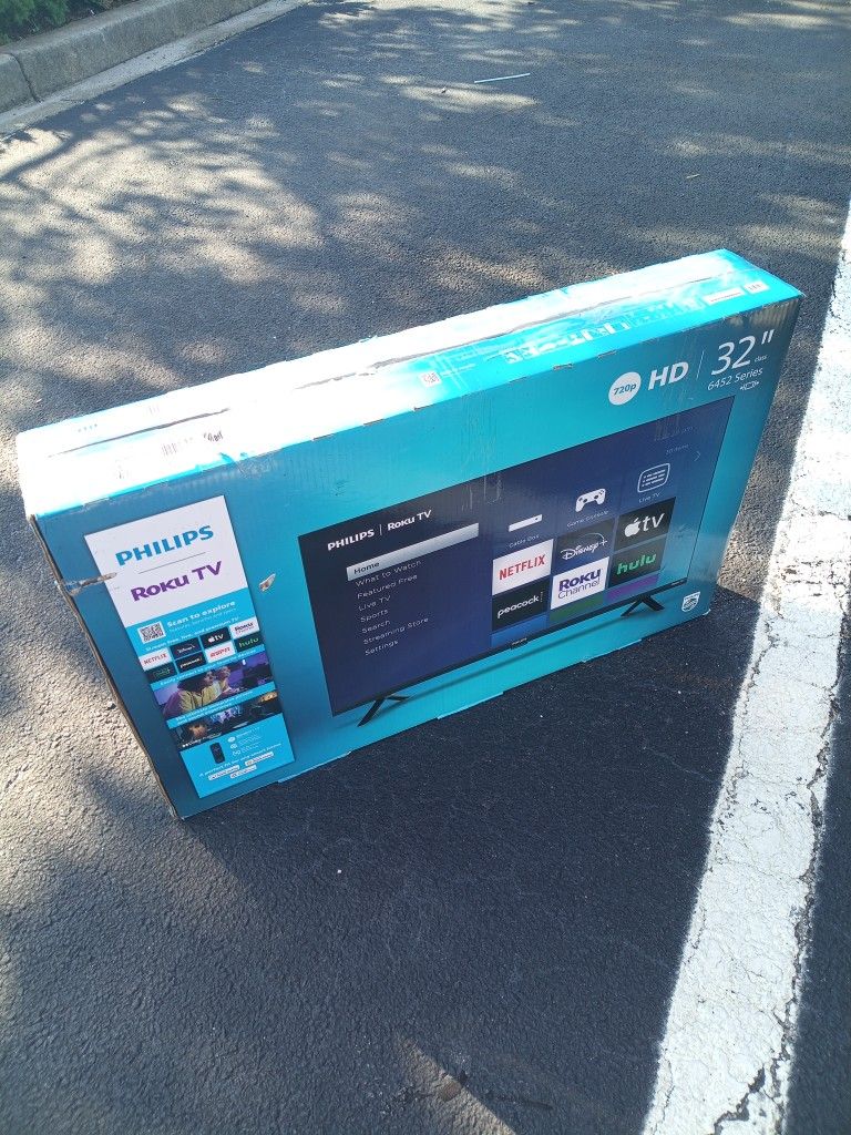 -FIRM PRICE NON-NEGOTIABLE- 32 In. Philips Roku Smart TV W/Remote