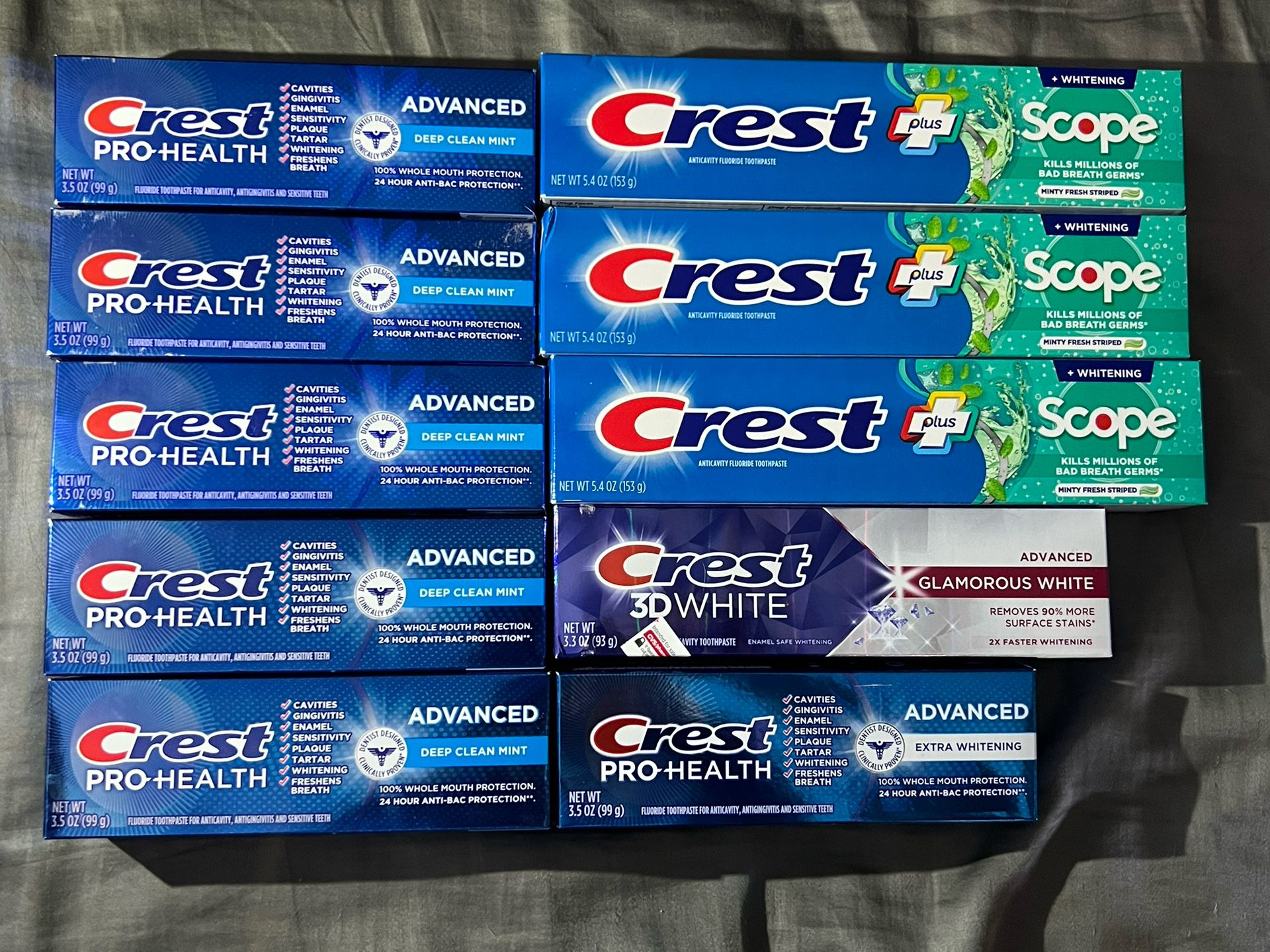 Crest Toothpaste Bundle $20