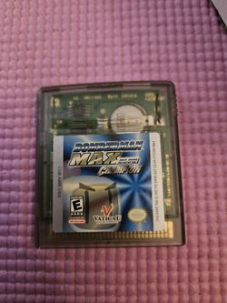 Bomberman Max Blue Champion Gameboy Cartridge