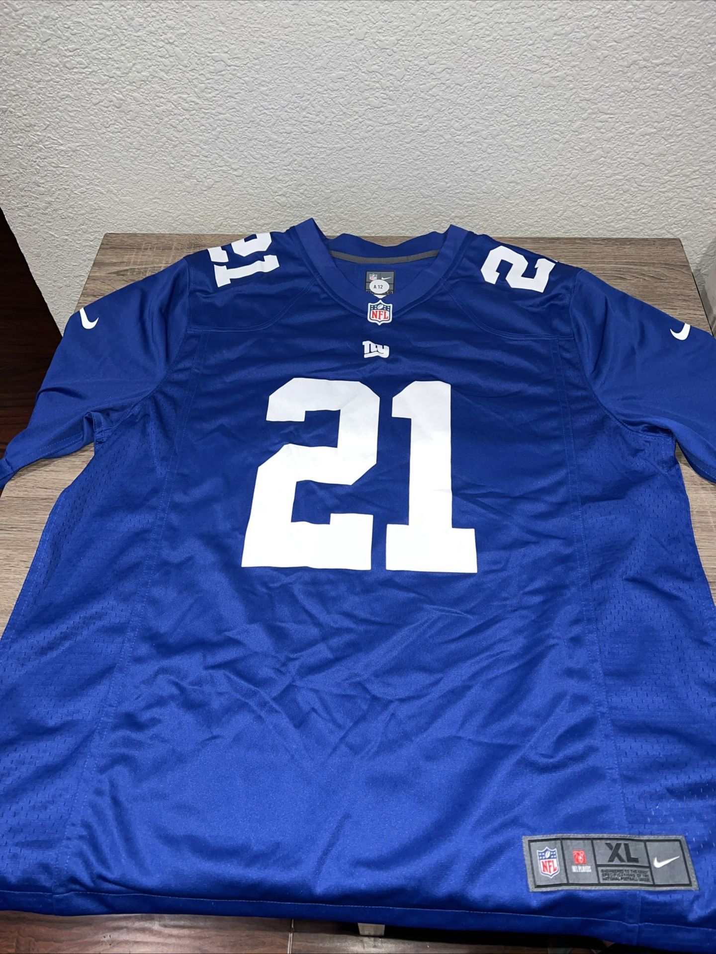 Nike New York Giants “Marshall #21” XL On The Field Brand New No Tags