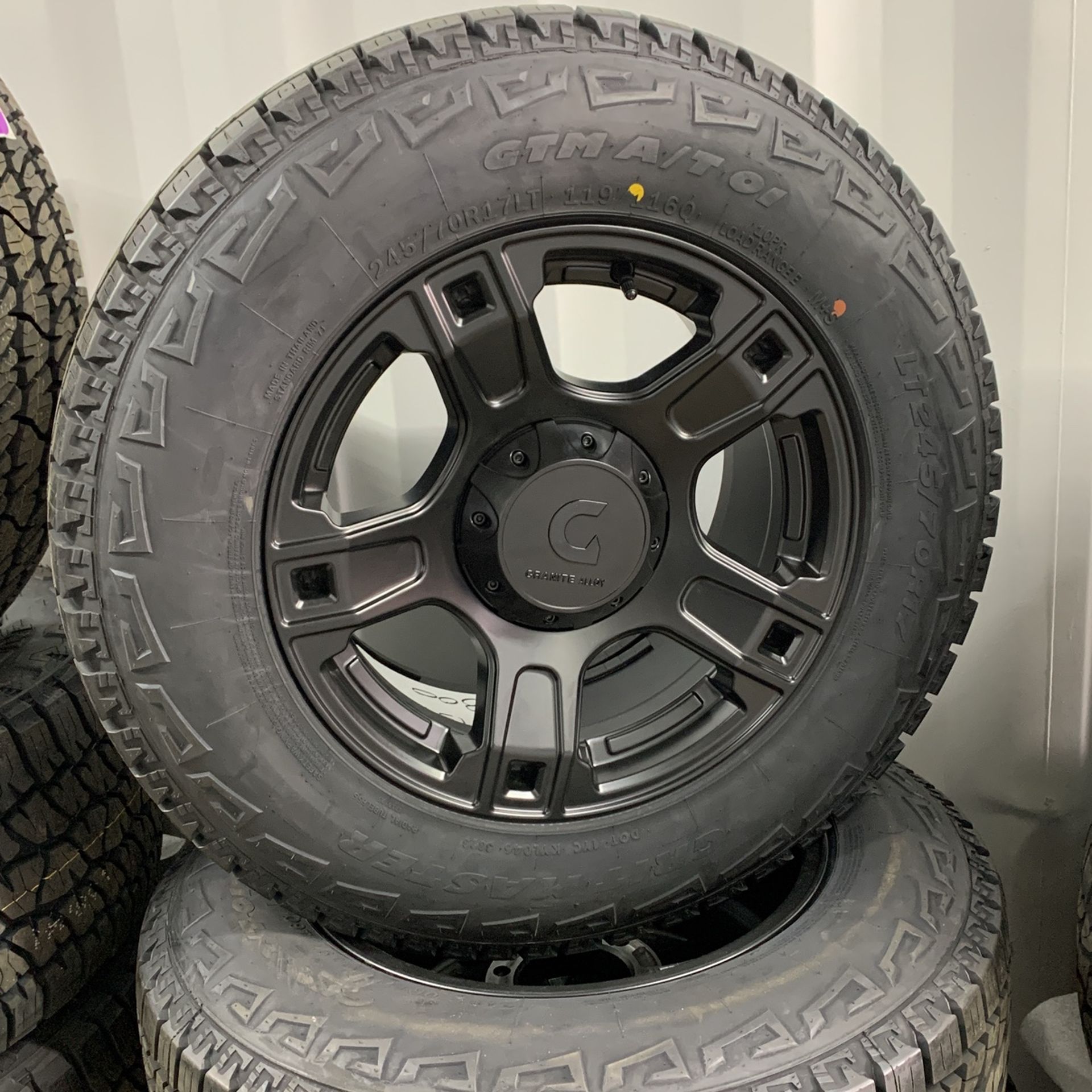 17” Granite Alloy 6x139.7 Chevy Toyota GMC