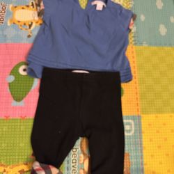 Burberry 2 Pieces Baby Set Pants & Shirt
