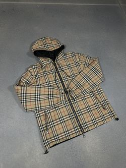 REVERSIBLE BURBERRY WINDBREAKER