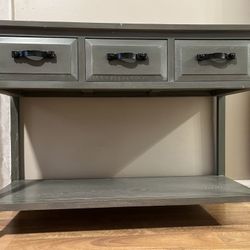 Console Table Sage Green