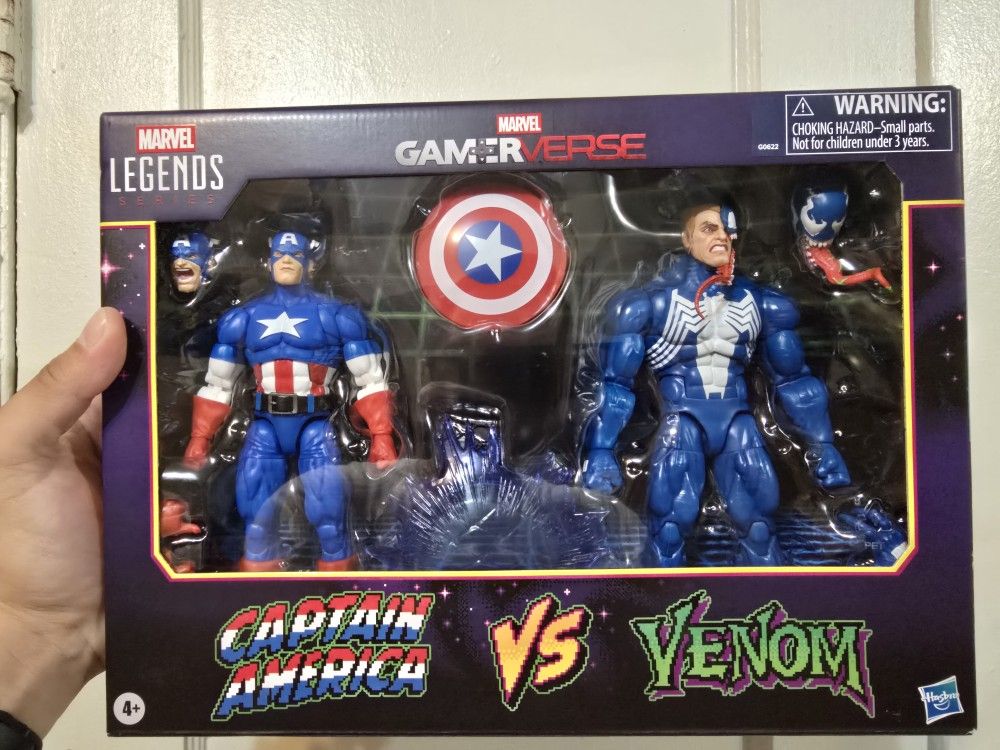 Marvel Legends Gamerverse Captain America And Venom 2 Pack 