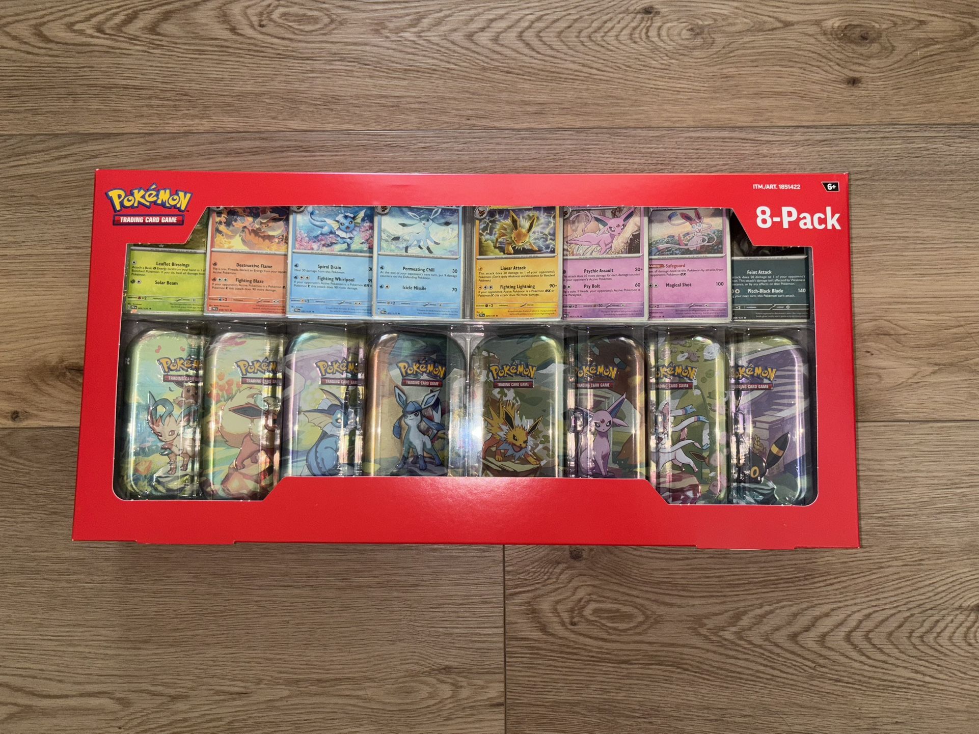 Pokemon Prismatic Evolutions 8-Mini Tins