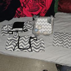 Baby  Hanging Diapers Organizer And  3 Car Seats Cover BUNDLE  