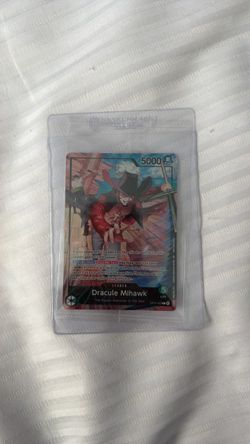 One Piece PSA Magazine Exclusive Dracule Mihawk TCG card (Sealed)