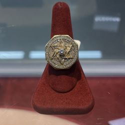 Cluster Ring 10k 10.7 Grms 