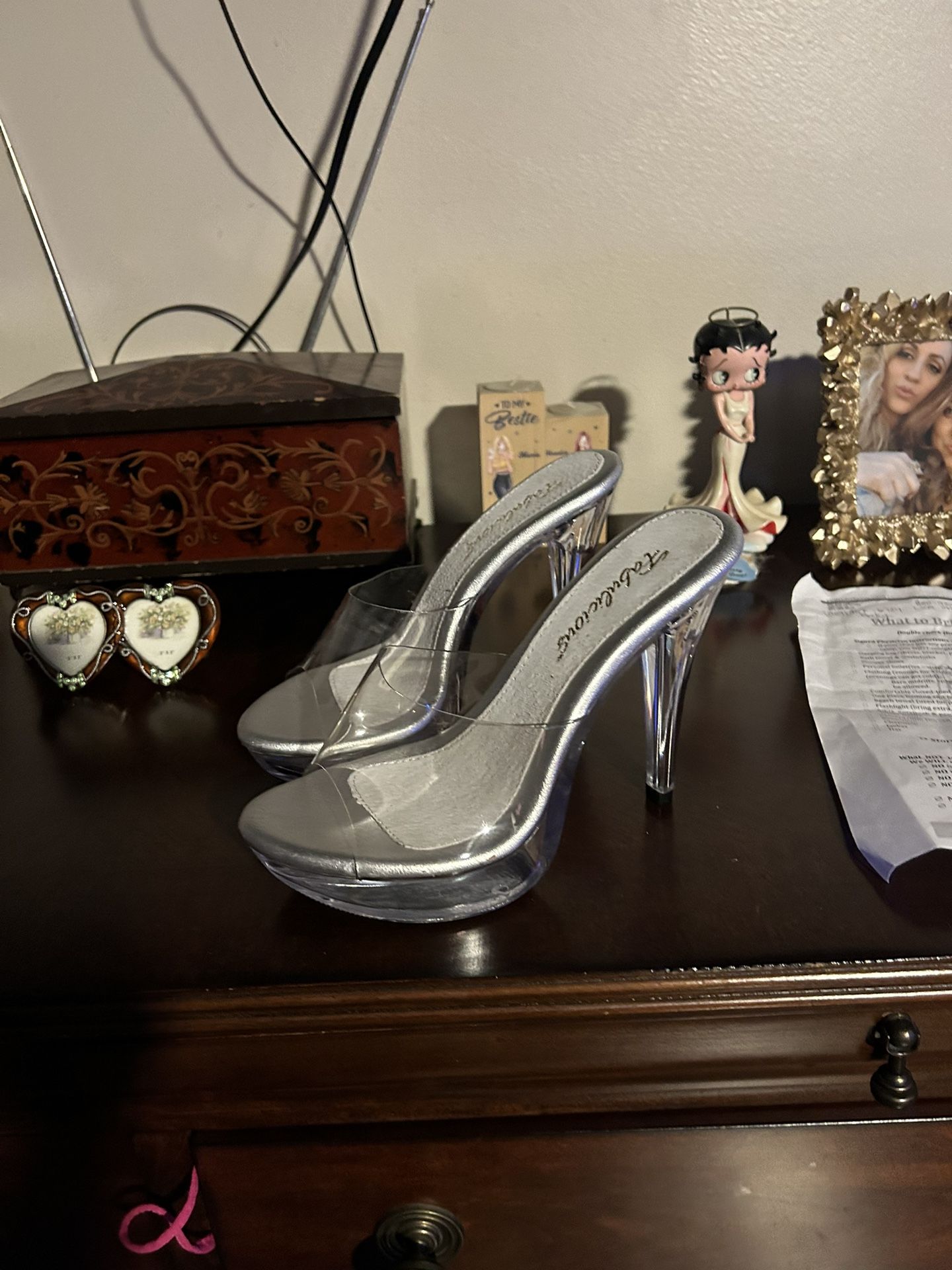 Clear Heels