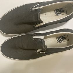 Grey Slip On Vans (price Is Flexible 