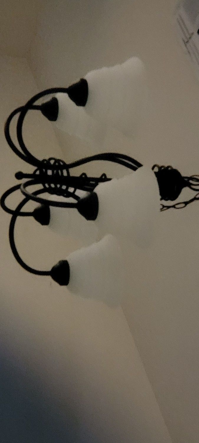 Chandelier Rusted Brown Color