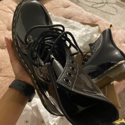 Dr. Martens Black Leather Boots