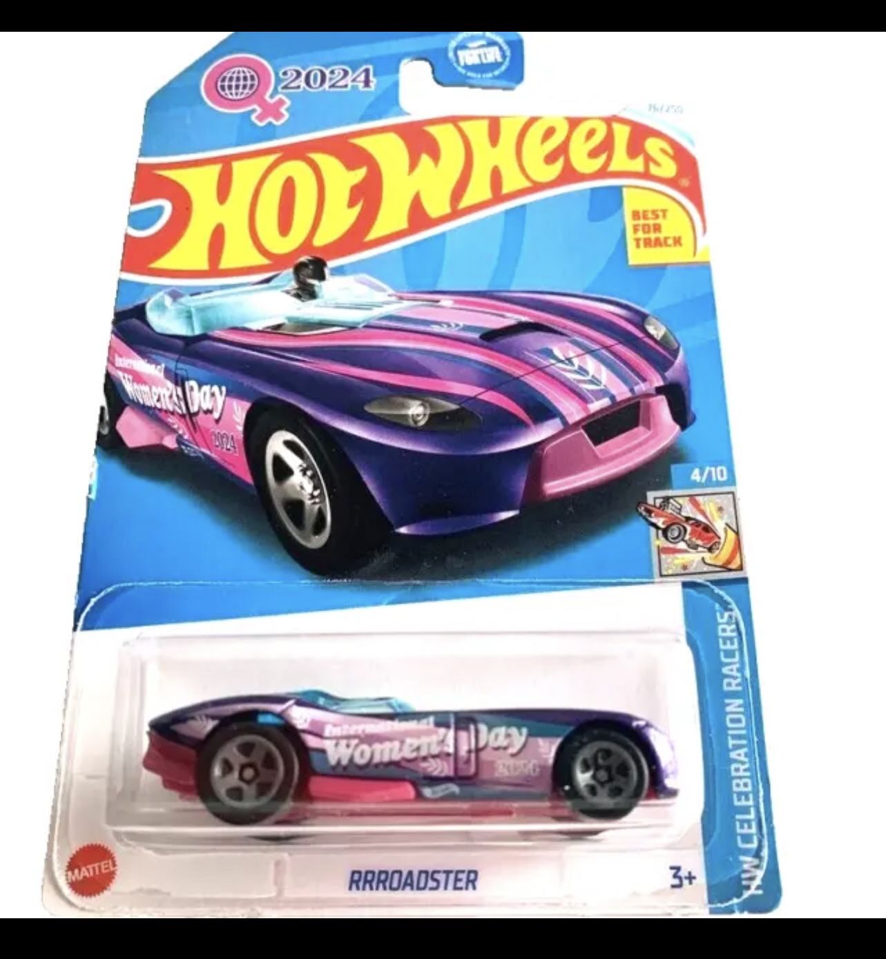 HOT WHEELS 2024 RRROADSTER Purple & Pink 76/250 HRY98 HW Celebration Racers