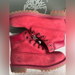 Red Velvet Timberlands Worn Twice for Sale in Arden NC OfferUp