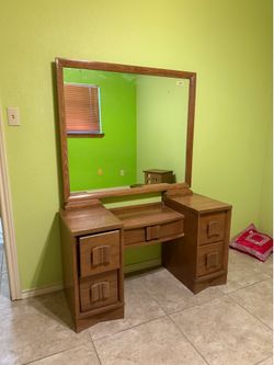 Vintage wooden dresser