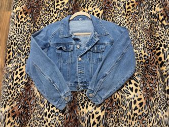 Cropped Denim Jean Jacket