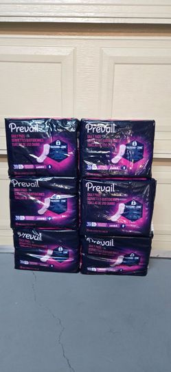 Prevail Daily Pads (Long, 39 Count). 6 packages for $30.