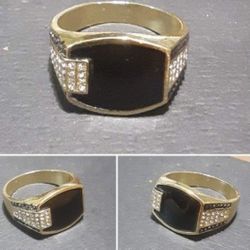 *SALE* Onyx Black Men’s Ring  Sizes 7/8/10/12/13 *See My Other 800 Items *