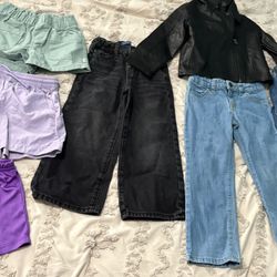 Girls Clothes Bundle - Shorts Jeans Jackets size 4t 