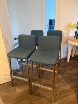 Four bar chairs