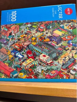 1,000 Piece Jigsaw Puzzle - Car Cemetery