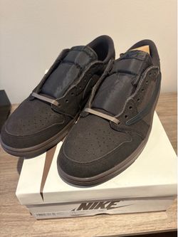 NEW! JORDAN 1 LOW TRAVIS SCOTT VELVET BROWN