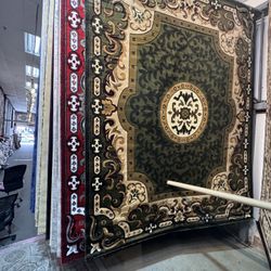 Green Beige 5x7 Traditional Living Room Area Rug Bedroom Persian Interior Home Carpet