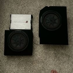 2 Kicker comp RT subs + amp