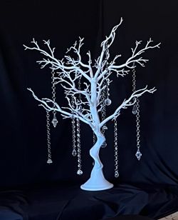 Acrylic Manzanita trees with beads