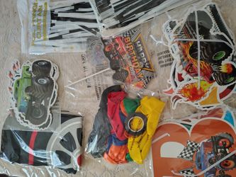 Birthday Boy Monster Truck Decorations 