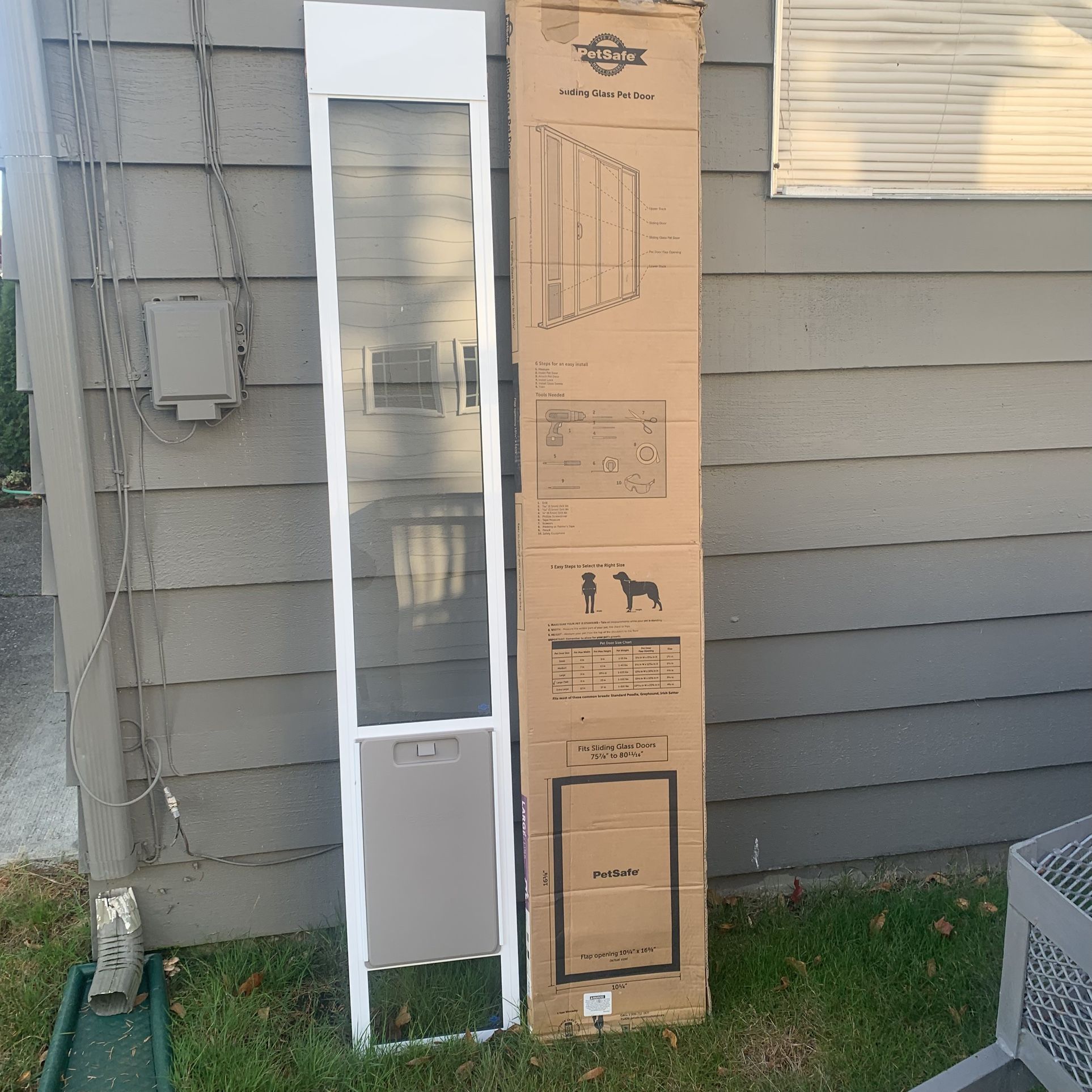 Dog Door For Sliding Glass Door Petsafe Brand Tall Opening For tall Dogs