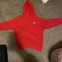 Red Nike Hoodie