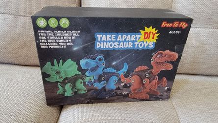 Take apart dinosaur toy