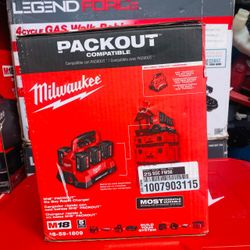 MILWUAKEE M18 PACK OUT 6 PORT SIMULTANEOUS RAPID CHARGER NEW