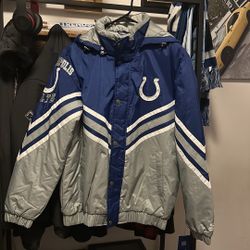 Colts Starter coat men’s medium Zip up Brand new with tags 