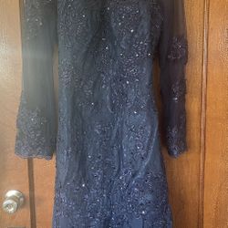 Dark Navy Night Dress
