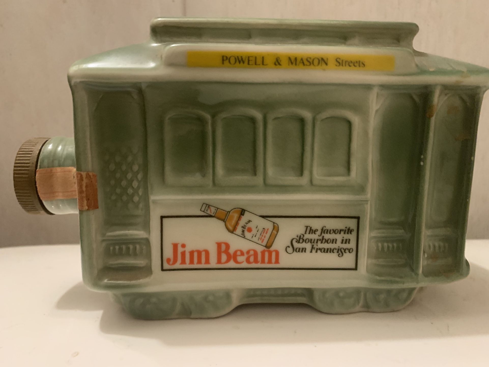 Antique Jim Beam train Bottle 