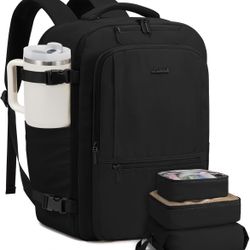 LOVEVOOK Travel Backpack for Women & Men, 60L Large Carry On Backpack Airline Approved, TSA Personal Item Weekender Bag, Water Resistant Laptop Backpa