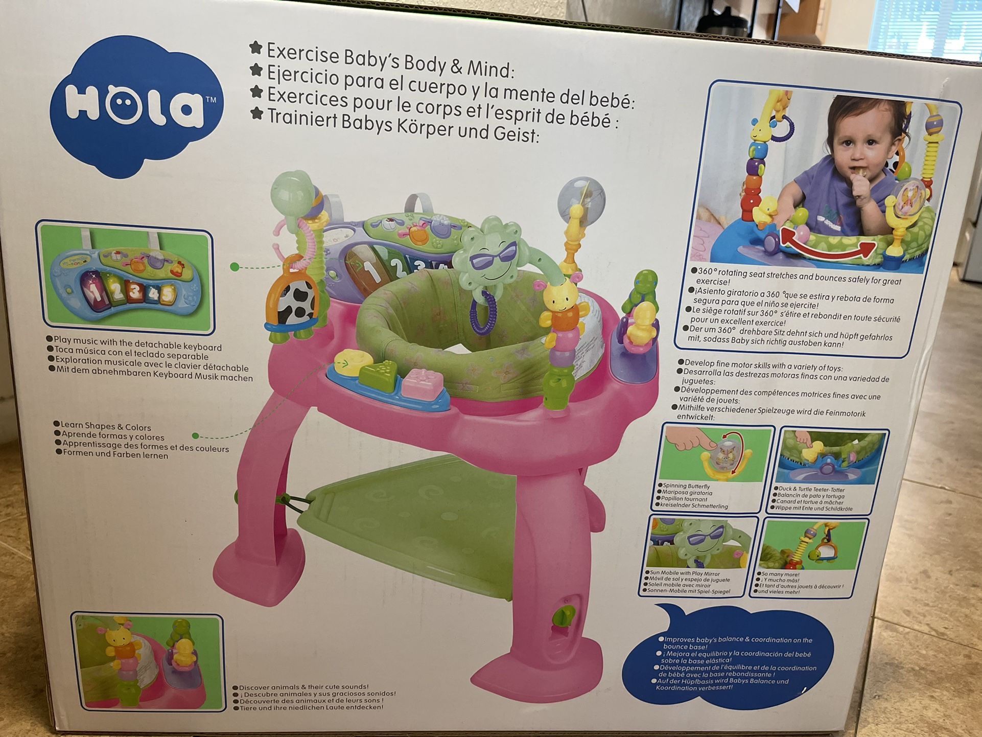 Silla De Actividades De Saltar Y Girar