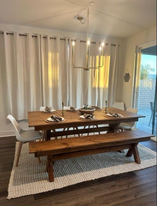 Custom Made Farmhouse Style Dining Tables.