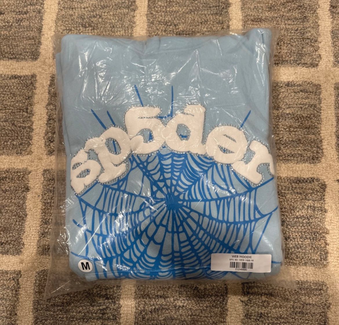 *BRAND NEW* Blue Sp5der Hoodie Men’s Medium