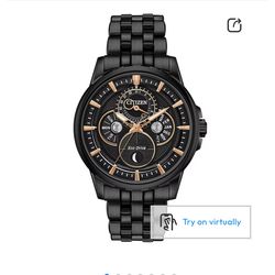 Citizen Calendrier Moonphase Men’s Eco-Drive Black Watch