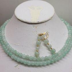 JADE COLOR ADVENTURINE SEMI-PRECIOUS STONES 