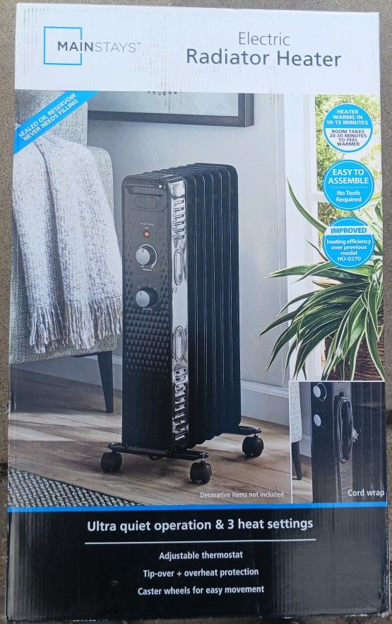 Mainstay 1500 Watt Electric Space Heater